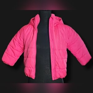 Gap Kids Puffer Jacket in Pink